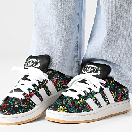 Adidas Originals - Baskets Femme Campus 00s J JQ2011 Core Black Footwear White Gold Metallic