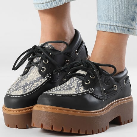 Timberland - Shoes Woman Stone Street Boat A2GVF Snake Print Suede