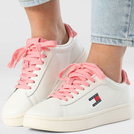 Tommy Jeans - Baskets Femme Archive' 98 2815 Ivory Enchanted Pink
