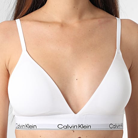 Calvin Klein - Women 27s Bra Lightly Lined Triangle QF8498 White