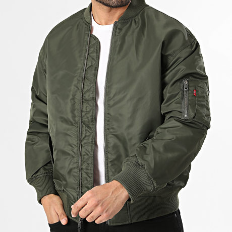 Levi's - Chaqueta bomber 005AL Verde Caqui