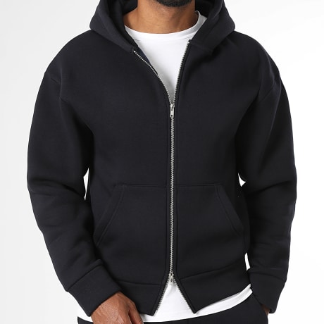 Classic Series - Sweat Zippé Capuche 4132 Bleu Marine