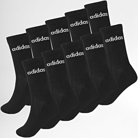 Adidas Performance - Pack de 10 Pares de Calcetines Lin Crew KF9092 Negro