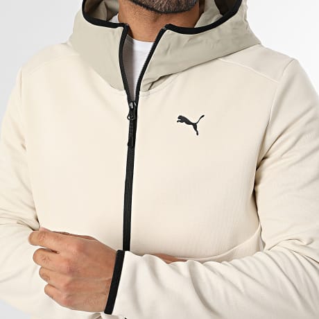 Puma - Jass Hoodie Pumatech 692185 Beige Licht Kaki Groen