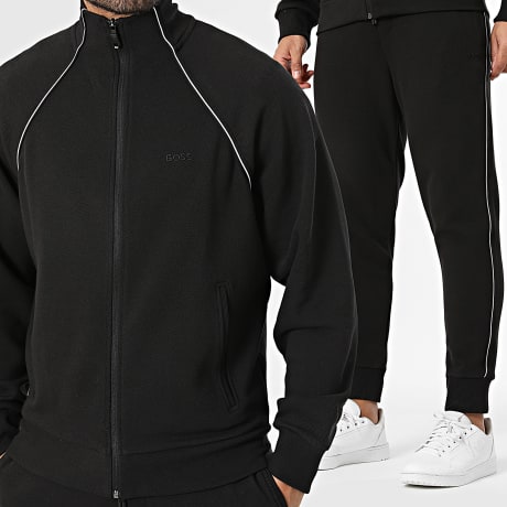 BOSS - Ensemble De Survetement Texturé 50555906 Noir