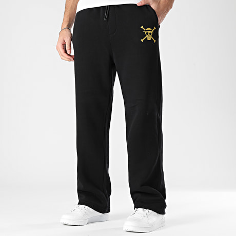 One Piece - Jogger Trouser Large Mugiwara Black Gold