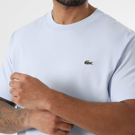 Lacoste - Tee Shirt Logo Crocodile Classic Fit Bleu Clair