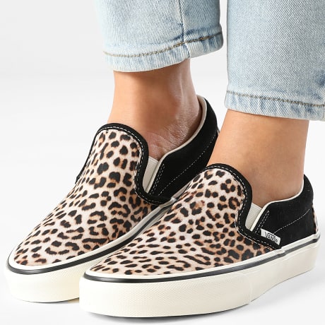 Vans - Baskets Femme Classic Slip-On 00ED2 Black Leopard