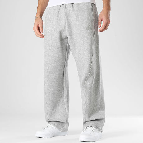 Adidas Sportswear - Pantalon Jogging Spacer Open KE0718 Gris Chiné