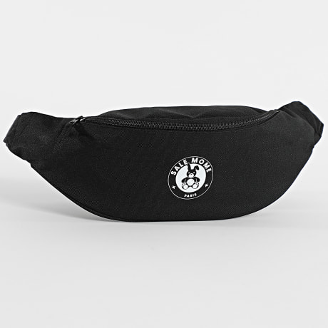 Sale Môme Paris - Sacoche Banane Little Badge Lapin Noir Blanc