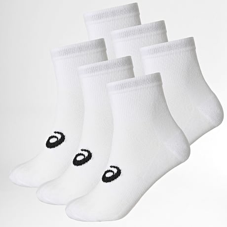 Asics - Pack de 6 pares de calcetines 3033C303 Blanco