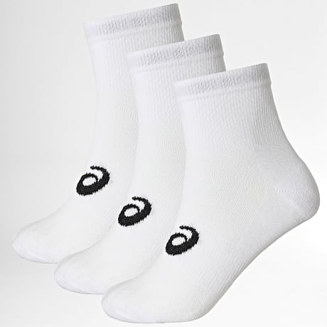 Asics - Pack de 3 pares de calcetines 3033C299 Blanco