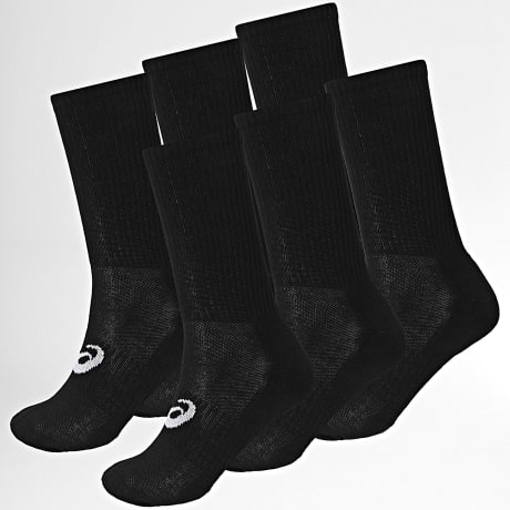 Asics - Pack de 6 pares de calcetines 3033C302 Negro