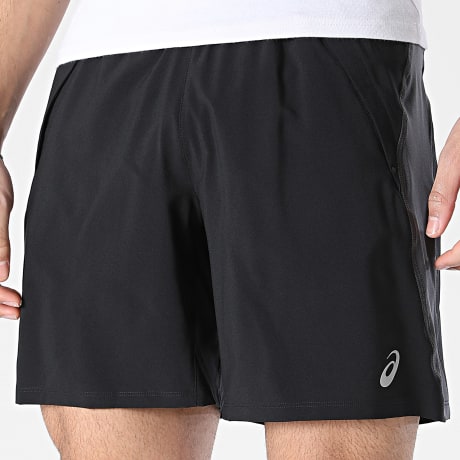 Asics - Pantalón Corto de chándal Road 7In 2011D248 Negro
