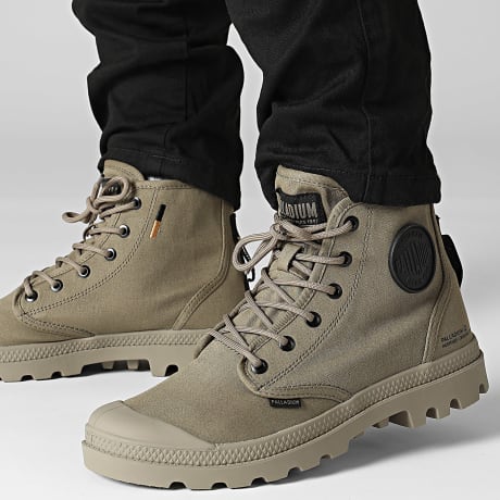 Palladium - Botas Pampa Hi Htg Supply 77356 Verde Polvoriento