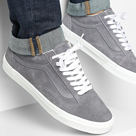 Vans - Baskets Old Skool 00D9Y Suede Steel Shadow