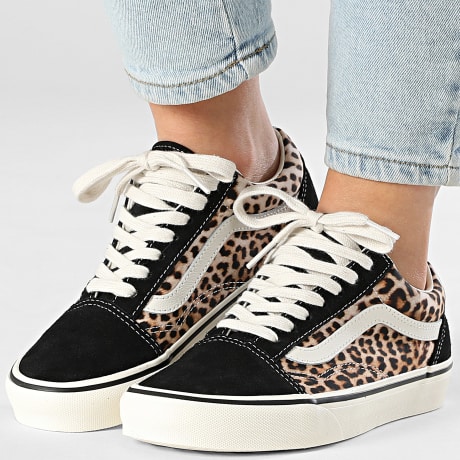 Vans - Baskets Femme Old Skool 00E8W Black Leopard