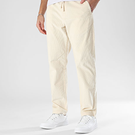 Teddy Smith - Pantalon Velours Côtelé Pywan 10117997D Beige