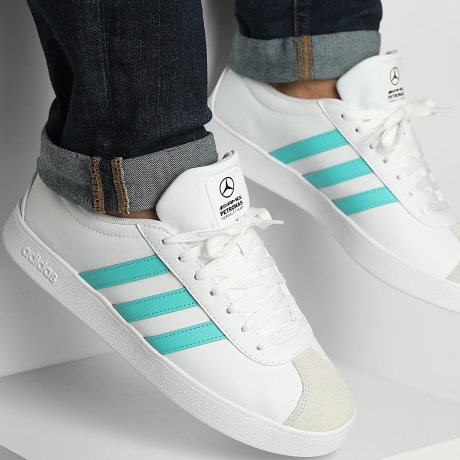 Adidas Performance - Zapatillas Lifestyle x Mercedes AMG 3 Stripes White Mint