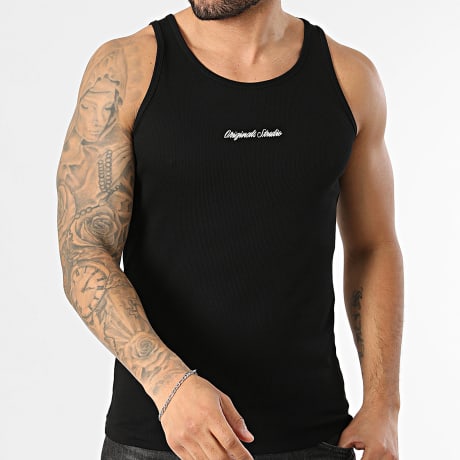 Jack And Jones - Top Norrebro Rib Negro