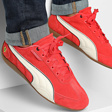 Puma - Zapatillas Ferrari Speedcat 309125 Rosso Corsa Vapor Gray