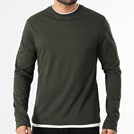 Tiffosi - T-Shirt Maniche Lunghe Milan 10064315 Verde Scuro