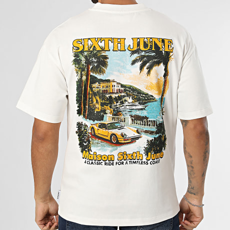 Sixth June - Camiseta Oversize Grande 976 Beige Claro
