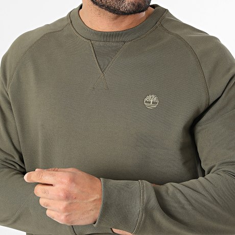 Timberland - Sudadera Crewneck Loopback A2F78 Verde Kaki
