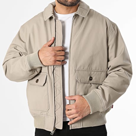Levi's - Chaqueta con Cremallera 005AM Beige Oscuro