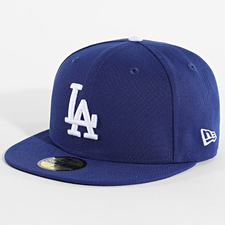 New Era - Casquette Fitted 59FIFTY Authentic On Field Game LA Dodgers 12572843 Bleu Roi