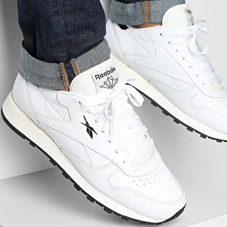 Reebok - Sneaker Classic Leather 100242496 White Black Chalk