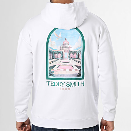 Teddy Smith - Hoodie Capuchon Andrew 10818117D Wit