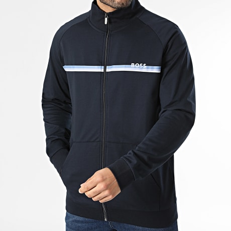 BOSS - Jass met rits Authentic 50554779 marineblauw