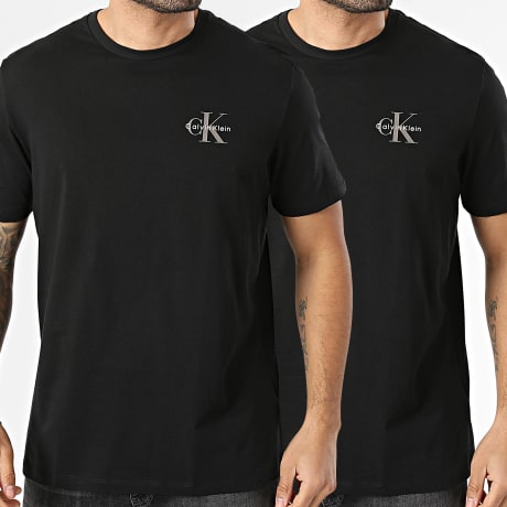 Calvin Klein - Pack de 2 T-Shirts RF279 Preto
