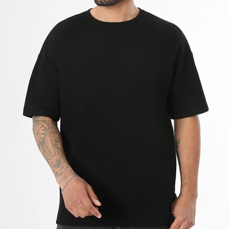 LBO - T-Shirt Grande Algodão Waffle 4158 Preto