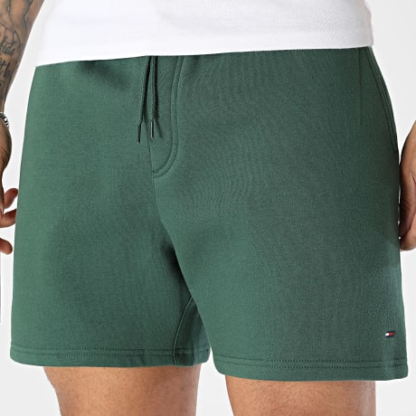 Tommy Jeans - Short Jogging Flag Beach 1931 Vert Foncé