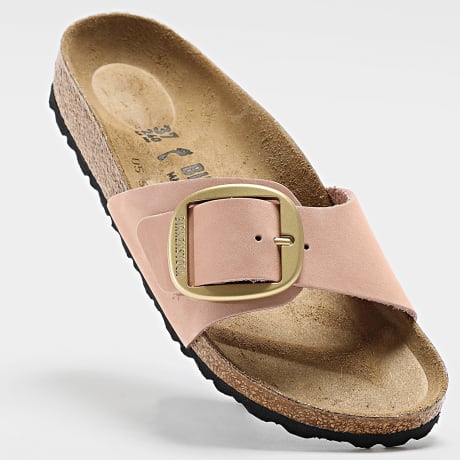 BIRKENSTOCK - Sandalen Frau Madrid Big Buckle Soft Pink