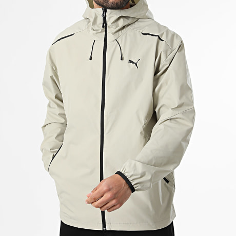Puma - Jass Met Capuchon En Rits Pumatech 634419 Beige