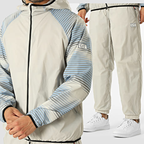 EA7 Emporio Armani - Ensemble De Survetement 7M001385-AF21521 Gris Clair