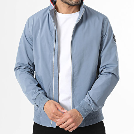 Kymaxx - Chaqueta con cremallera Azul Claro