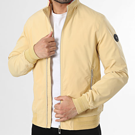 Kymaxx - Chaqueta con cremallera Amarillo