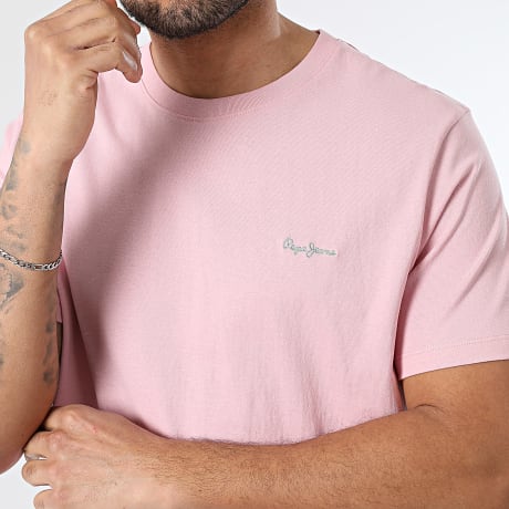 Pepe Jeans - Tee Shirt Contrast Connor PM5010179 Rose