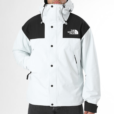 The North Face - Parka Capuche Gore-Tex Moutain Gris Clair Noir
