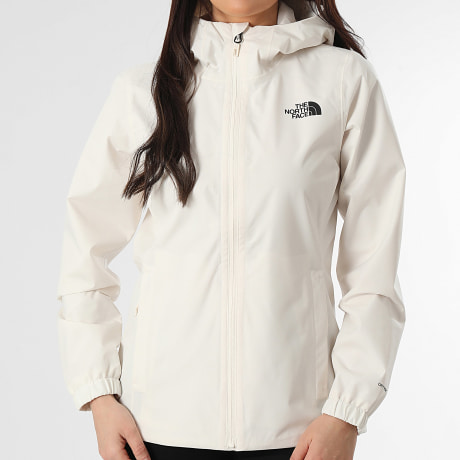 The North Face - Chaqueta Capucha Cremallera Mujer Quest Mono A8G12 Beige