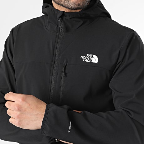 The North Face - Chaqueta con capucha y cremallera Nimble A8G0N Negro