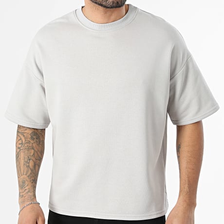 Uniplay - T-Shirt oversize largo 210 Cinzento Claro