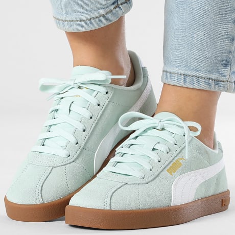 Puma - Baskets Femme Puma Club II 397444 Peaceful Blue Puma White Gum