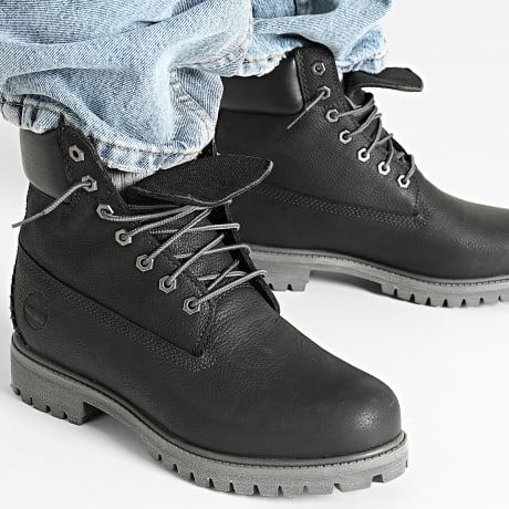 Timberland - Botas Premium 6 In Lace Impermeables Rust Full Grain A6G1R Negro Full Grain