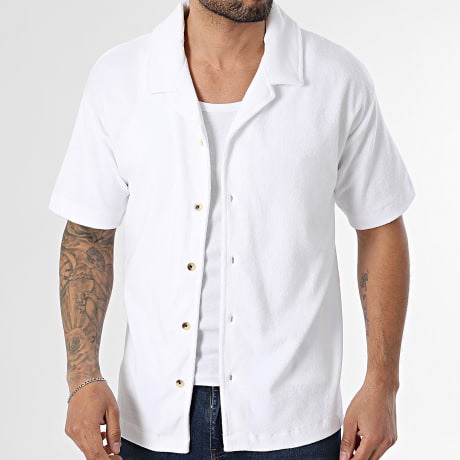 Deeluxe - Camisa de mangas curtas Creekson 06T4301M Branco