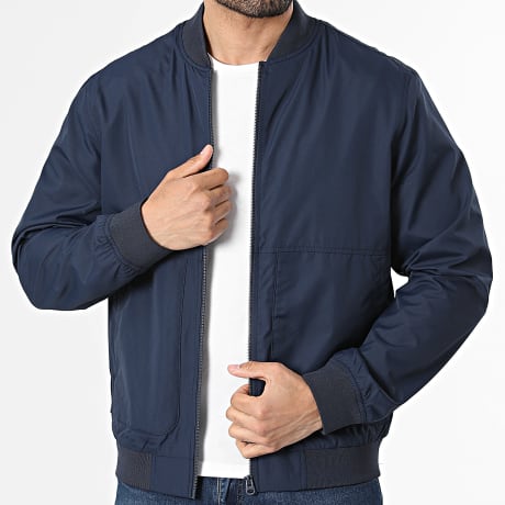 JJ Rebel - Chaqueta Bomber Lane Azul Marino
